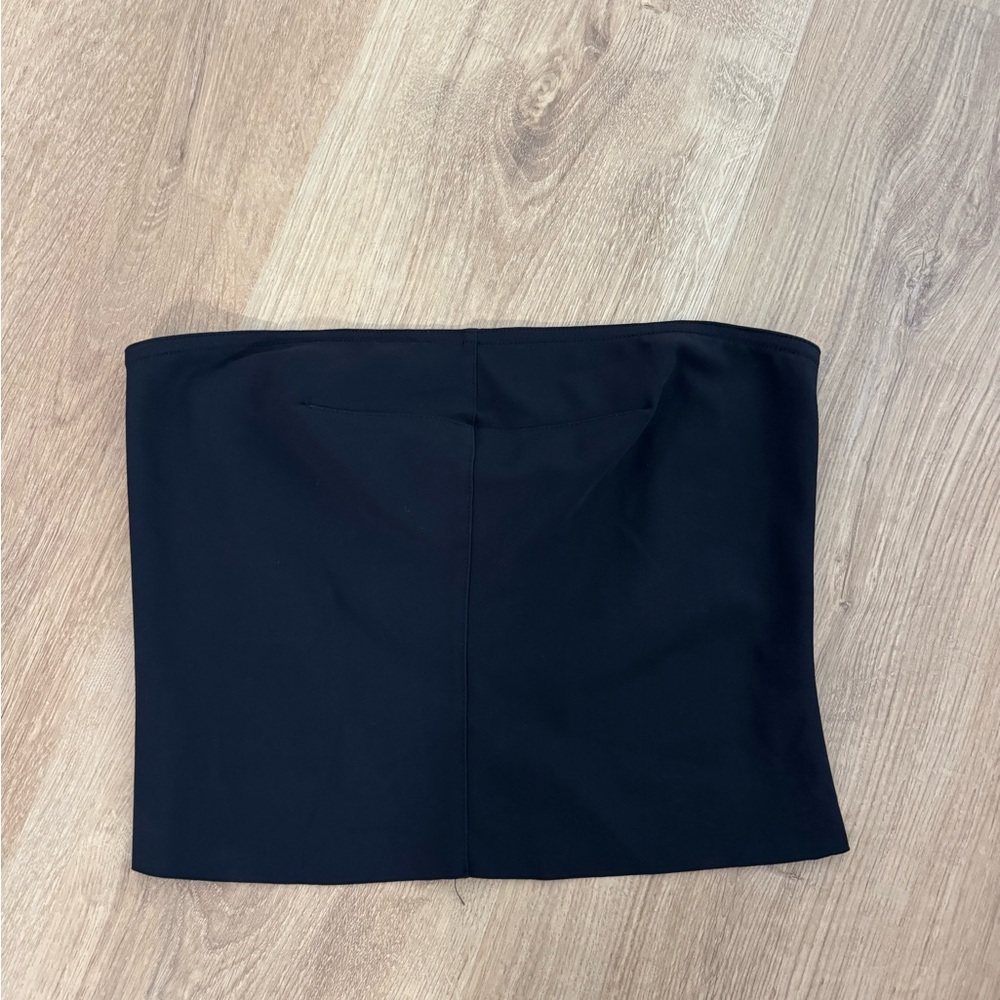 Ciao Lucia Black Strapless Tube Top